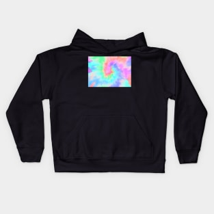 Rainbow Tide Dye Kids Hoodie